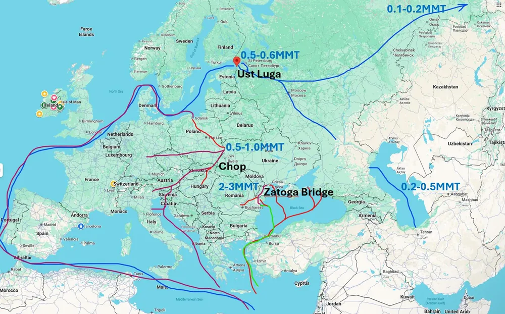 Mer Noire : les routes alternatives d’exportation