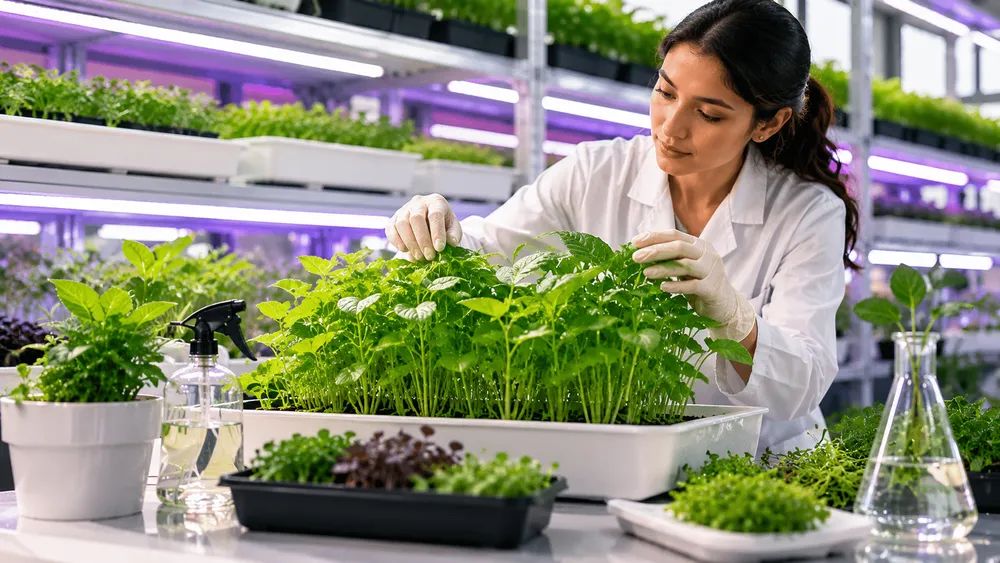 Los ingredientes cosméticos cultivados en interiores ganan terreno frente a las limitaciones de las cadenas tradicionales