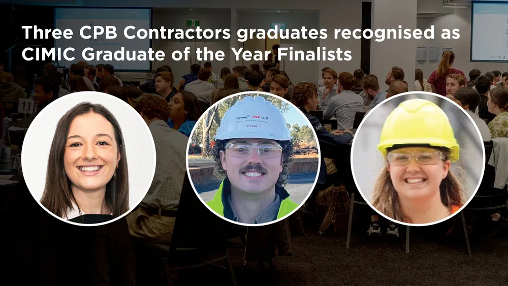 Finalistas CIMIC 2025: Tres Talentos Emergentes de CPB Contractors