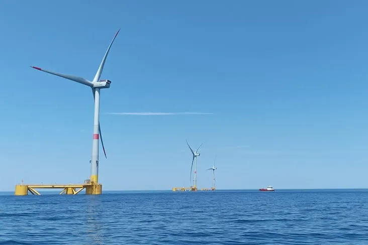 "La industrialización de los aerogeneradores flotantes no ha terminado": A pesar de la exitosa puesta en marcha de su parque eólico flotante en el golfo del León, Engie enfrenta desafíos para escalar
